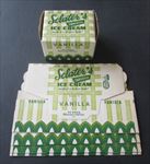 Lot of 5 Old Vintage 1950's - SCLATER'S Vanilla ICE CREAM - BOXES - Marion VA.