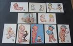 Lot of 10 Old 1970's - Rose O'Neill - KEWPIE - Postcards - Drays / Ashers