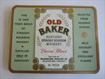  Lot of 100 Vintage - Old Baker WHISKEY - LABELS - Large Size / Green