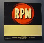 Old Vintage 1950's RPM - GREASE OIL Stock CAN LABEL - Standard OIL of California
