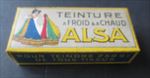 Old Vintage 1920's - ALSA - Clothing DYE - Advertising BOX - European