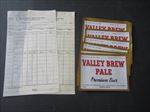 Old Vintage - EL DORADO BREWING Co. Sales Documents + 1- Valley Brew BEER LABELS