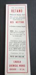  Lot of 25 Old Vintage - RETANO Bed Wetting TONIC LABELS - Chicago ILL