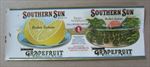 Old Vintage 1920's - Southern Sun - Grapefruit CAN LABEL - ARCADIA FLORIDA 