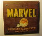  Lot of 25 Old Vintage - MARVEL Sunkist Orange LABELS - Placentia CA. 