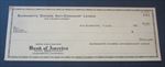 Old 1950's - SACRAMENTO CHINESE ANTI COMMUNIST LEAGUE - Bank Check - CA.