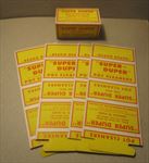 Lot of 5 Old Vintage 1950's SUPER DUPER Steel Wool Pot Cleaner BOXES - St Louis