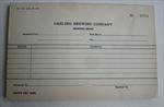 Pad of 75 Old Vintage - CARLING BREWING COMPANY - Received Report Documents 