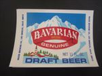  Lot of 100 Old Vintage - BAVARIAN - Draft Beer - LABELS - 11 Oz. 