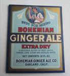  Lot of 25 Old Vintage 1920's BOHEMIAN Ginger Ale SODA LABELS - Oakland