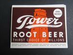  Lot of 50 Old Vintage 1960's - TOWER Root Beer SODA LABELS - Arlington