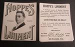  Lot of 50 Old Vintage 1920's - HOPPE'S LINIMENT - LABELS - Wisconsin