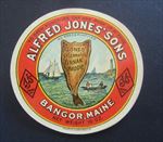 Lot of 25 Old Vintage ALFRED JONES SONS - Finnan Haddie SEAFOOD Can LABELS - ME.