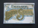  Lot of 25 Old Vintage c.1910's - EXCELSIOR - LEMON SODA - LABELS 