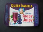  Lot of 100 Old Vintage 1940's Queen Isabella GRAPE JUICE - LABELS - CA