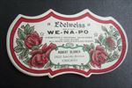 Lot of 25 Old Vintage 1920's - Edelweiss - WE-NA-PO - Beauty LABELS 