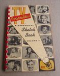 Old Vintage 1957 - TV PERSONALITIES - Biographical Sketch Book - Volume 3
