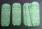  Lot of 25 Old Vintage 1920's - Eau De Quinine - HAIR TONIC - LABELS