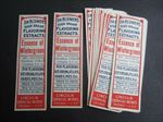  Lot of 25 Old Vintage 1910's - Essence of Wintergreen - Extract LABELS