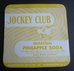  Lot of 50 Old Vintage - JOCKEY CLUB - Pineapple SODA - LABELS - N.J.