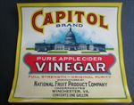  Lot of 25 Old Vintage 1930's - CAPITOL - Apple Cider VINEGAR LABELS 