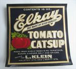  Lot of 25 Old Vintage 1930's - ELKAY - Tomato CATUP - LABELS - Klein