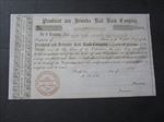 1850's - PENOBSCOT and KENNEBEC RAIL ROAD - RAILROAD - Stock Certificate