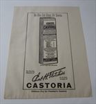 c.1910 - FLETCHER'S CASTORIA - Advertising Flyer - Chas. H. Fletcher - Wrapper