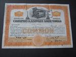 1945 - CROMPTON & KNOWLES LOOM WORKS Stock Certificate WORCESTER MASS.