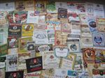 Lot of 70 Old 1930's-1950's European WINE & LIQUOR LABELS - All Different