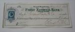 Old 1878 - GRAND RAPIDS - MICHIGAN - BANK CHECK - Revenue Stamp