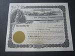 c.1920's - COX MACHINERY COMPANY - Stock Certificate - PICHER OKLAHOMA