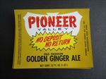  Lot of 100 Old Vintage - PIONEER VALLEY Golden Ginger Ale SODA LABELS