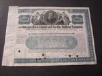 Old c.1905 - Chicago ROCK ISLAND Pacific Railway - BOND Certificate