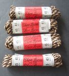 Lot of 4 Old Vintage 1950's - SHOE LACES - 45 Inch - 4 Pairs