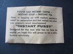 Old Vintage 1950's - Humorous / Novelty - INSTANT PUSSY - Dehydrated CAT