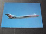 Old Vintage USAIR 727-200 - Airline / Airplane POSTCARD - First & Economy Class