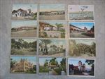 Lot of 12 Old Vintage 1910's - Santa Barbara CA. - POSTCARDS - California 