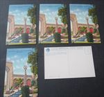 Lot of 5 - Golden Gate International Expo - POSTCARDS - Court of Flowers