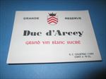  Lot of 100 Old Vintage Duc d'Arcey Grand Vin Blanc Sucre - Wine LABELS