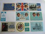 Set of 8 Old 1981 - ROYAL WEDDING - Princess Diana - Souvenir POSTCARDS 