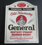  Lot of 50 Old Vintage - Old Kentucky General - BOURBON WHISKEY LABELS 