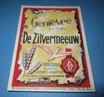  Lot of 100 Old Vintage Genievre ZILVERMEEUW - European Liquor - LABELS