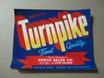  Lot of 50 Old Vintage - TURNPIKE Produce LABELS - El Centro CA. 