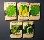  Lot of 250 Old Vintage Vegetable SEED PACKETS - 15 cent - EMPTY 