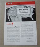 Old 1943 WWII - S.P. Railroad - Advertising Brochure - Battle of Transportation