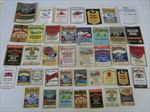 Lot of 40 Old 1930's-40's American Liquor Co. WHISKEY & GIN LABELS - Boston Mass