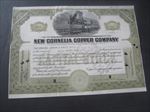 1920's - NEW CORNELIA COPPER COMPANY - MINING - Stock Certificate