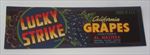 1940's - LUCKY STRIKE - California GRAPES - LABEL - AL. Massera - Watsonville