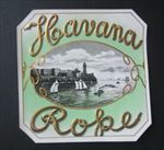Old Vintage - HAVANA ROPE - CIGAR Box LABEL - Outer
